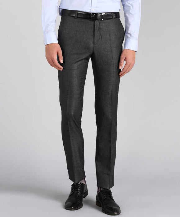Slim Fit Men Grey Trousers - Test Product Don't Buy