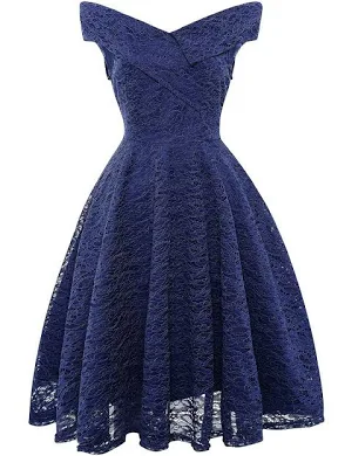 Navy Blue Modern Frock - Test Product Dont't buy
